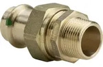 Viega Verschraubung Mit Sc Sanpress 2265 Flachdichtend In 22mm X R1/2 Sibr