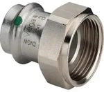 Viega - Verschraubung Mit Sc Sanpress Inox 2363 In 42mm X G2 Edelstahl