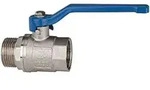 Fp - Riegler Kugelhahn &raquo;valve Line&laquo;, Handhebel Blau, Ms Vern., Ig/ag, G 1 1/2