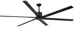 Deckenventilator Ohne Licht Schwarz &Oslash; 213 Cm Andros Xl