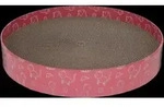 Kerbl Katzenkratzbett Circle Aus Pappe (katzenbett, Pink, ̄34cm) 84441