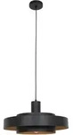 Steinhauer - Pendelleuchte H&auml;ngelampe Deckenlampe Esszimmerlampe Metall Schwarz Gold