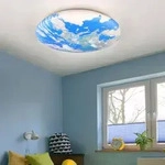 Reality Leuchten - Coole Led Deckenleuchte Terra Mit Weltkugelcover Aus Kunststoff,