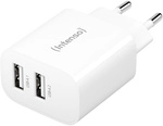 Intenso - W24aa Usb Ladeger&auml;t 24 W 2x Usb-a Wei&szlig; Innenbereich