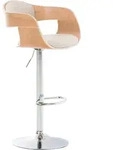 Clp - Barhocker Kingston Stoff Natura/creme