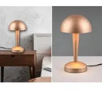 Reality Leuchten - Led Tischleuchte Canaria Aus Metall Mit Touchfunktion Coffee Gold,