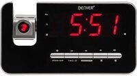 Crp-618 Alarm Clock Radio (wecker, Pll Fm Radio, 3,0 Cm Display, Projektion, Schwarz)