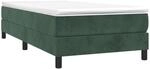 Bettgestell Ohne Matratze Dunkelgr&uuml;n 80x200 Cm Samt Vidaxl