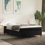Bettgestell Ohne Matratze Schwarz 140x200 Cm Samt Vidaxl