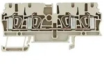 Weidm&uuml;ller 1608570000-100 Durchgangsreihenklemme Zugfeder Dunkelbeige 100 St.