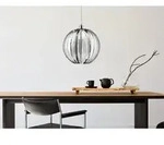 Meinewunschleuchte - Led Kugel Pendelleuchte Mit Acryllamellen Silber Chrom, &Oslash;...