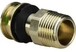Viega - Raxofix &Uuml;bergangsst&uuml;ck 646288 16mmxr 1/2, Mit Sc-contur, Rotguss