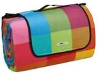 Xxl Picknickdecke, 200x300 Cm, Isoliert, Wasserdicht, Karierte Fleece...