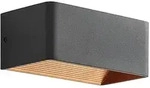Karam Led-wandleuchte, 20 Cm, Schwarz - Schwarz, Gold - Arcchio