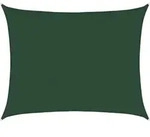 Vidaxl Sunshade Sail 160 G/m&sup2; Dark Green 6x8 M Hdpe