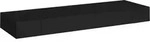 Schweberegal Mit Schublade Schwarz 80x25x8 Cm Vidaxl Schwarz