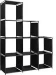 Stufenregal 130&times;45&times;170 Cm Stoff Vidaxl