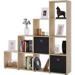 Ebuy24 - Holz Treppenregal Regal 10 F&auml;cher Napoli