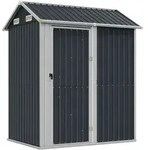 Ger&auml;tehaus Anthrazit 192x152,5x237 Cm Verzinkter Stahl - Vidaxl