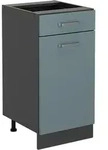 Vicco - K&uuml;chenunterschrank R-line, Blau-grau, 40 Cm Ohne Arbeitsplatte