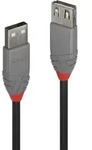 Usb-kabel Usb 2.0 Usb-a Stecker, Usb-a Buchse 0.50 M Schwarz 36701 - Lindy