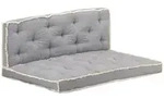 Garten-palettensofa 2-sitzer Grau Holz - Vidaxl