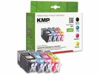 KMP - Tintenpatronen-Set kompatibel für Canon PGI-525PGBK/CLI-526C/M/Y