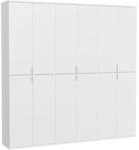 Projektx Kleiderschrank 12 T&uuml;ren Wei&szlig;.
