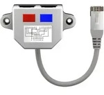 Goobay - Cat.5 Kabel-splitter Beschaltung Ethernet + Isdn
