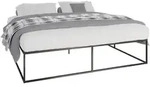 Metallbett Scala Schwarz 200x200x46 Cm