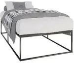 Metallbett Scala Schwarz 200x100x46 Cm