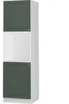 Vicco - Herdumbauschrank Fame-line, Gr&uuml;n-gold Landhaus, 60 Cm Offen