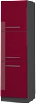 Vorratsschrank Fame-line, Bordeaux Hochglanz/anthrazit, 60 Cm, Vicco