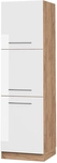 Vicco - Herdumbauschrank Fame-line, Wei&szlig; Hochglanz, 60 Cm