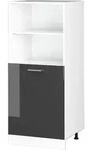 Vicco - Herdumbauschrank R-line, Anthrazit Hochglanz, 60 Cm