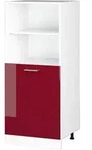 Vicco - Herdumbauschrank R-line, Bordeaux Hochglanz, 60 Cm