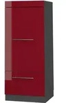 Mikrowellenschrank Fame-line, Bordeaux Hochglanz, 60 Cm, Vicco