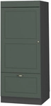 Vicco - Mikrowellenschrank Fame-line, Gr&uuml;n-gold Landhaus, 60 Cm