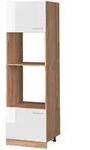 Vicco - Mikrowellenschrank R-line, Wei&szlig; Hochglanz, 60 Cm