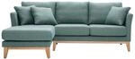 Miliboo - Skandinavisches 3/4-sitzer-ecksofa Linksseitig Mit Abziehbarem,...