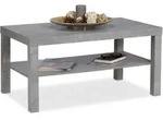 Relaxdays Couchtisch Betonoptik, Mit Ablage, Niedriger Tisch, F&uuml;r Wohnzimmer, Hxbxt