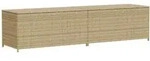Vidaxl Gartentruhe Beige 469l Poly Rattan