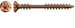 Spax - Fassadenschraube, 4,5 X 60 Mm, 100 St&uuml;ck, Fixiergewinde, Linsensenkkopf,