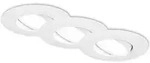 Led Recessed Spots, Set Of 3, Ip65, White, 3xled-p