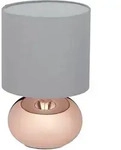Relaxdays - Nachttischlampe Touch Dimmbar, Moderne Touch Lampe Mit 3 Stufen, E14,