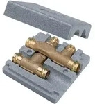Kreuzungs-t-st&uuml;ck 2249.3 In 22x15x22mm Rotguss - Viega