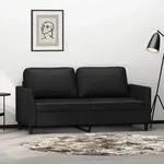2-sitzer-sofa Schwarz 140 Cm Kunstleder - Vidaxl