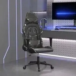 Gaming-stuhl Schwarz Und Tarnfarben Kunstleder Vidaxl