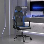 Gaming-stuhl Schwarz Und Blau Kunstleder Vidaxl368240
