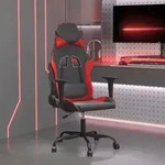 Vidaxl Gaming Chair Black And Red Faux Leather